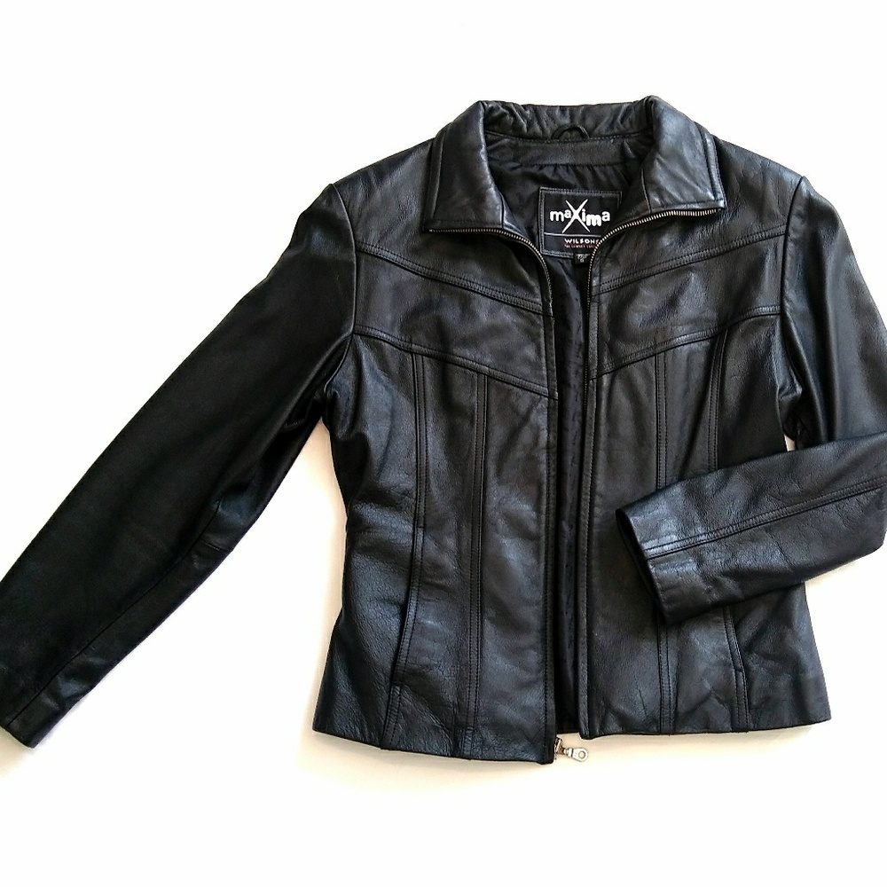 Maxima Wilsons leather jacket - Women's size S